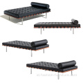 Kaki Stainless Steel China Leather Daybed
